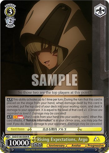 Rising Expectations, Argo [SAO/S100 - SAO/S100-E009 R]