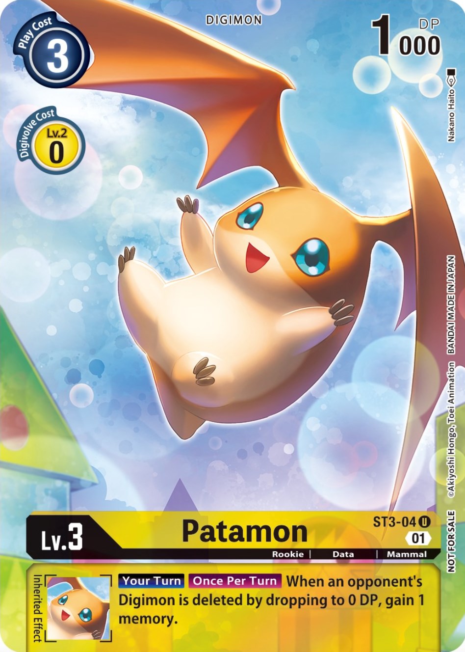 Patamon - ST3-04 (Official Tournament Pack Vol.9) [ST-3 - ST3-04 U]