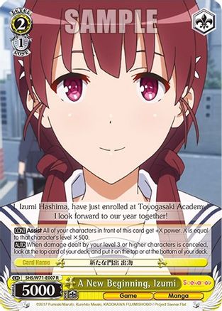 A New Beginning, Izumi [SHS/W71 - SHS/W71-E007 R]