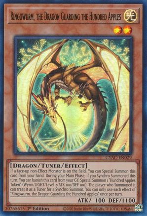 Ringowurm, the Dragon Guarding the Hundred Apples [CYAC - CYAC-EN029]