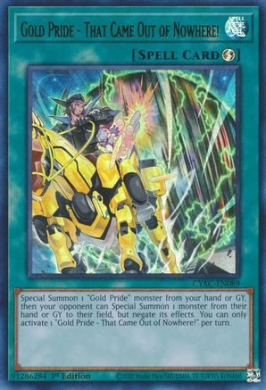 Gold Pride - That Came Out of Nowhere! [CYAC - CYAC-EN089]