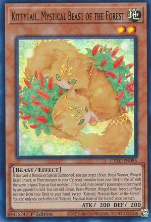 Kittytail, Mystical Beast of the Forest [CYAC - CYAC-EN096]