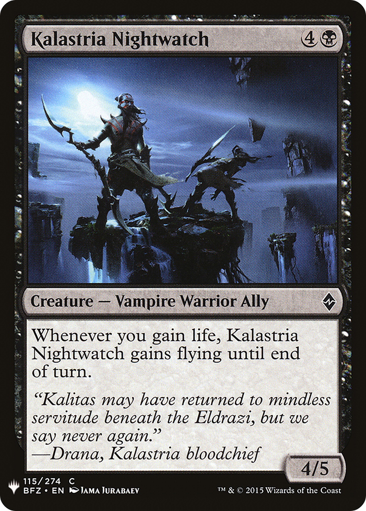 Kalastria Nightwatch [LIST - 115]