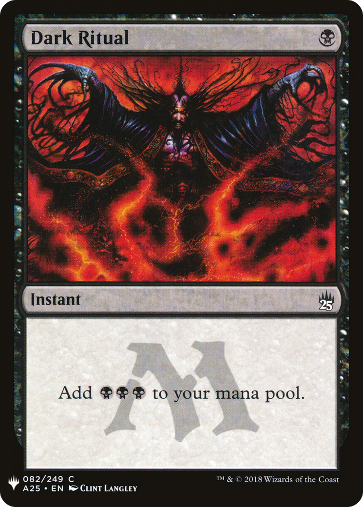 Dark Ritual (A25) (LIST-A25-82) - The List