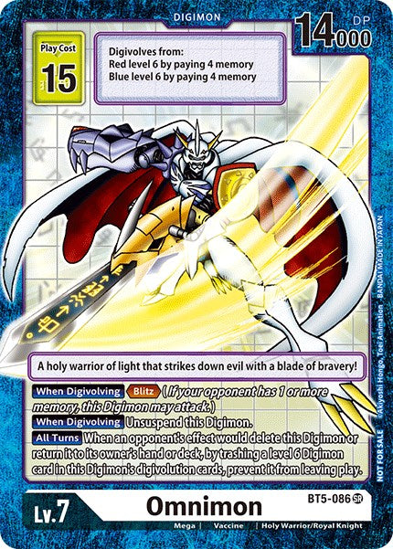 Omnimon (Across Time Box Promo) [BT05 - BT5-086 SR]