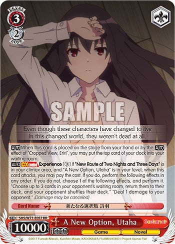 A New Option, Utaha [SHS/W71 - SHS/W71-E057 RR]