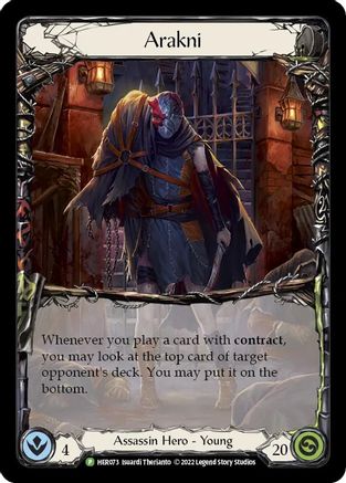 Arakni - HER073 (HER073) - Flesh and Blood: Promo Cards Cold Foil