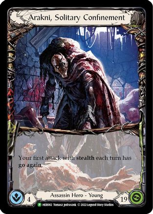 Arakni, Solitary Confinement - HER082 (HER082) - Flesh and Blood: Promo Cards Rainbow Foil