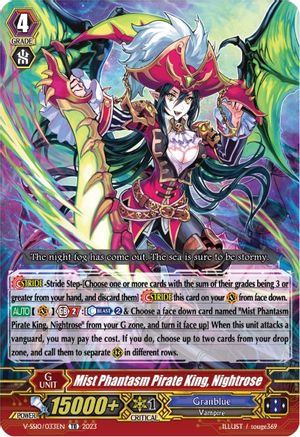 Mist Phantasm Pirate King, Nightrose [V-SS10 - V-SS10/033EN]