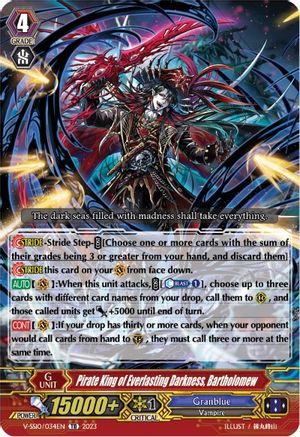 Pirate King of Everlasting Darkness, Bartholomew (V-SS10/034EN) - V-SS10 Premium Battle Deckset 2023