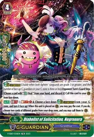 Diabolist of Solicitation, Negronora (V-SS10/036EN) - V-SS10 Premium Battle Deckset 2023