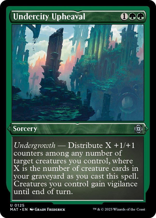 Undercity Upheaval (Foil Etched) [MAT - 125]