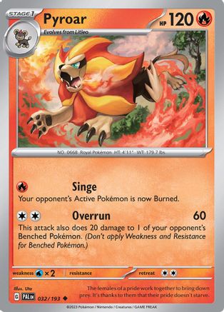 Pyroar - 032/193 [PAL - 032/193]