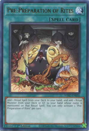 Pre-Preparation of Rites [WISU - WISU-EN056]