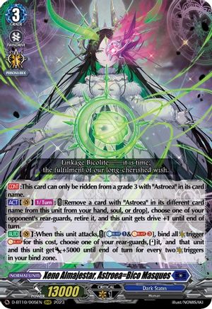 Xeno Almajestar, Astroea=Bico Masques (D-BT10/005EN) - D-BT10: Dragon Masquerade