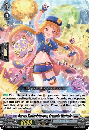 Aurora Battle Princess, Grenade Marieda (D-BT10/025EN) - D-BT10: Dragon Masquerade