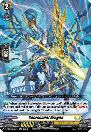 Sacrosanct Dragon (D-BT10/030EN) - D-BT10: Dragon Masquerade
