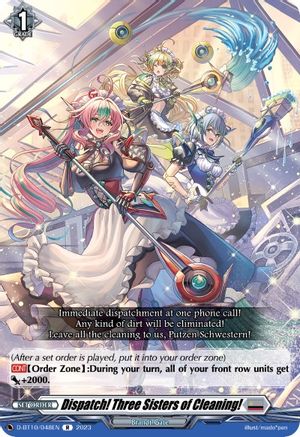 Dispatch! Three Sisters of Cleaning! (D-BT10/048EN) - D-BT10: Dragon Masquerade