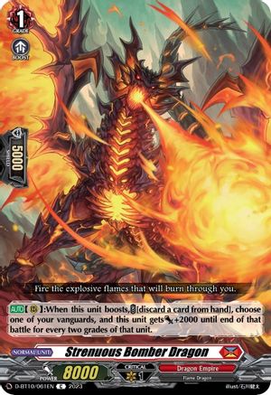 Strenuous Bomber Dragon (D-BT10/061EN) - Dragon Masquerade