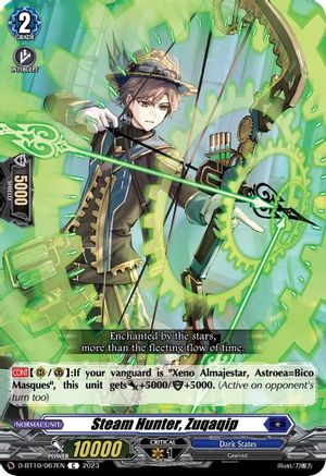 Steam Hunter, Zuqaqip (D-BT10/067EN) - D-BT10: Dragon Masquerade