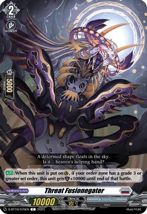 Threat Fusionegater (D-BT10/075EN) - D-BT10: Dragon Masquerade
