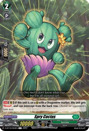 Spry Cactus (D-BT10/093EN) - D-BT10: Dragon Masquerade