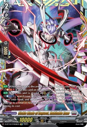 Sickle Blade of Inquest, Habitable Zone (FFR) (D-BT10/FFR08EN) - D-BT10: Dragon Masquerade
