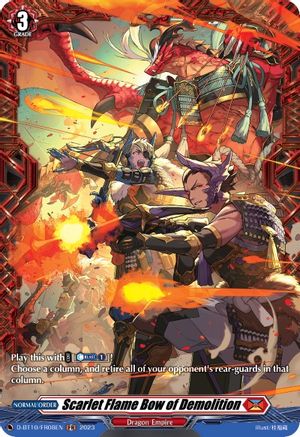 Scarlet Flame Bow of Demolition (FR) (D-BT10/FR08EN) - D-BT10: Dragon Masquerade