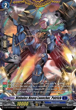 Diabolos Heavy Launcher, Patrick (FR) (D-BT10/FR09EN) - D-BT10: Dragon Masquerade