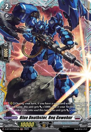Blue Deathster, Req Gewehnr (FR) (D-BT10/FR22EN) - D-BT10: Dragon Masquerade