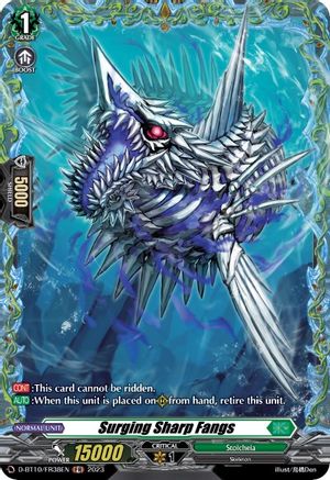 Surging Sharp Fangs (FR) (D-BT10/FR38EN) - D-BT10: Dragon Masquerade