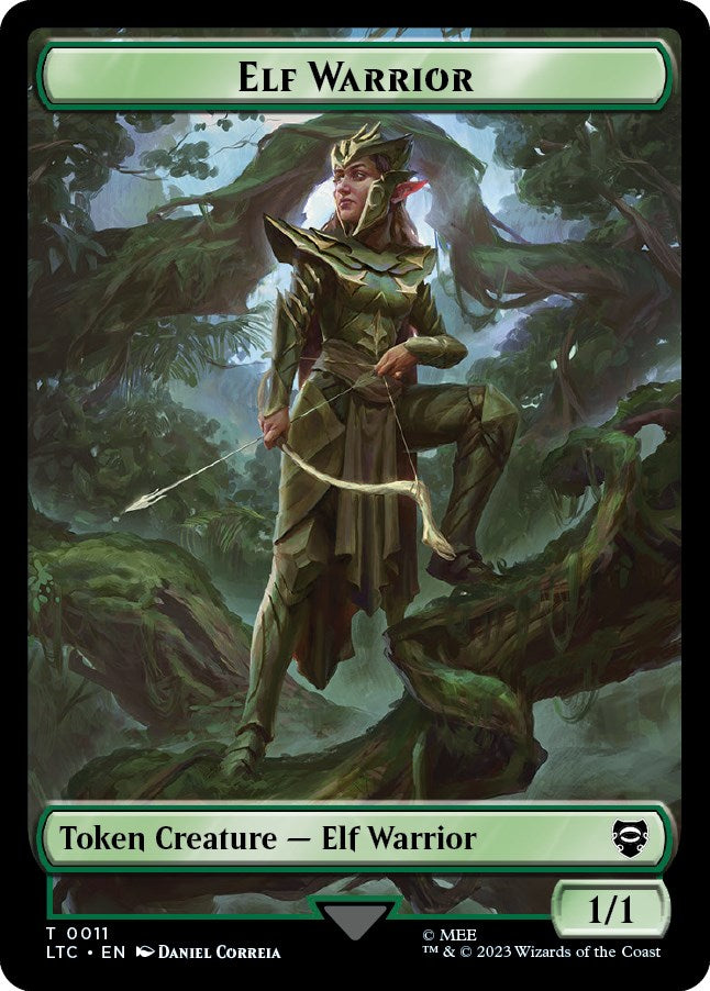 Elf Warrior // Treasure Double-Sided Token [LTC - 11 // 12]
