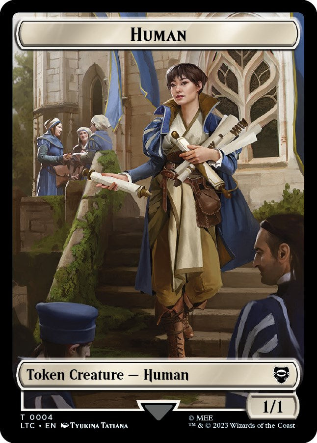 Human // Human Soldier (0001) Double-Sided Token [LTC - 4 // 1]