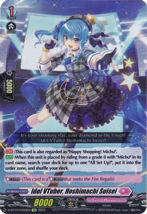 Idol VTuber, Hoshimachi Suisei (D-BT10/EX03EN) - D-BT10: Dragon Masquerade