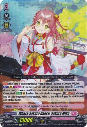 Where Sakura Dance, Sakura Miko [D-BT10 - D-BT10/EX01EN]