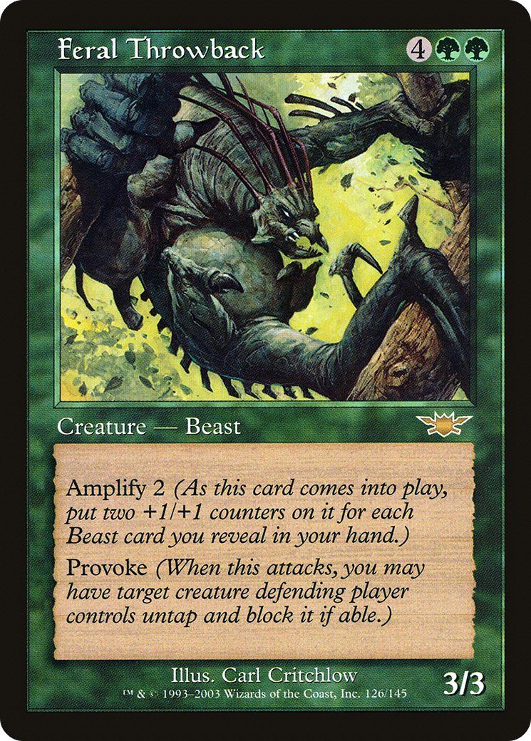 Feral Throwback [LGN - 126]