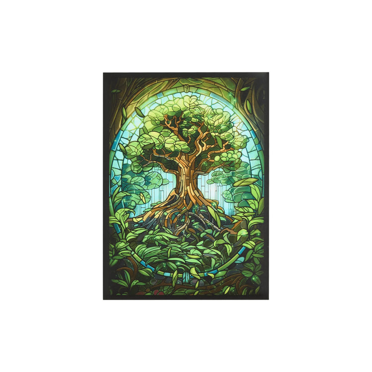 Standard Stained Glass Deck Sleeves 100ct - Mythical Forest