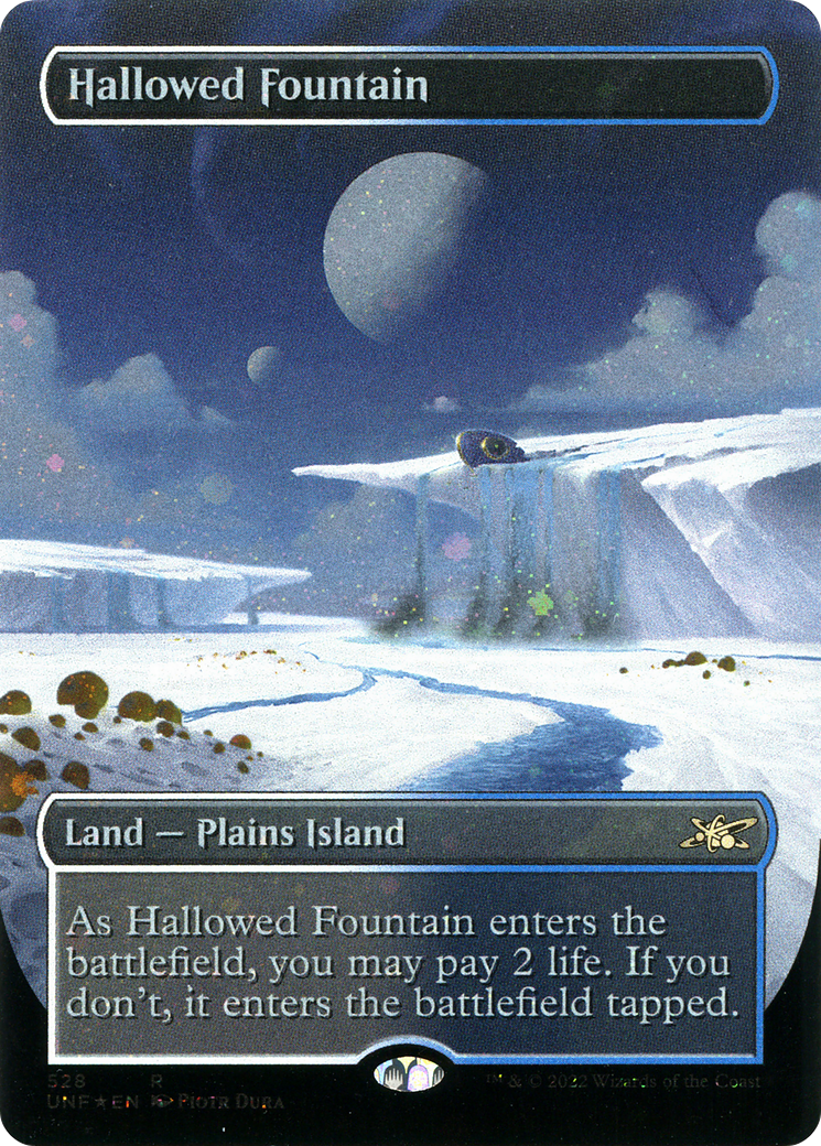 Hallowed Fountain (Borderless) (Galaxy Foil) [UNF - 528]