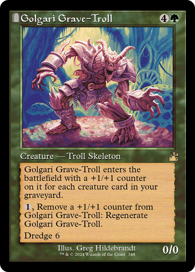 Golgari Grave-Troll (Retro Frame) [RVR - 348]