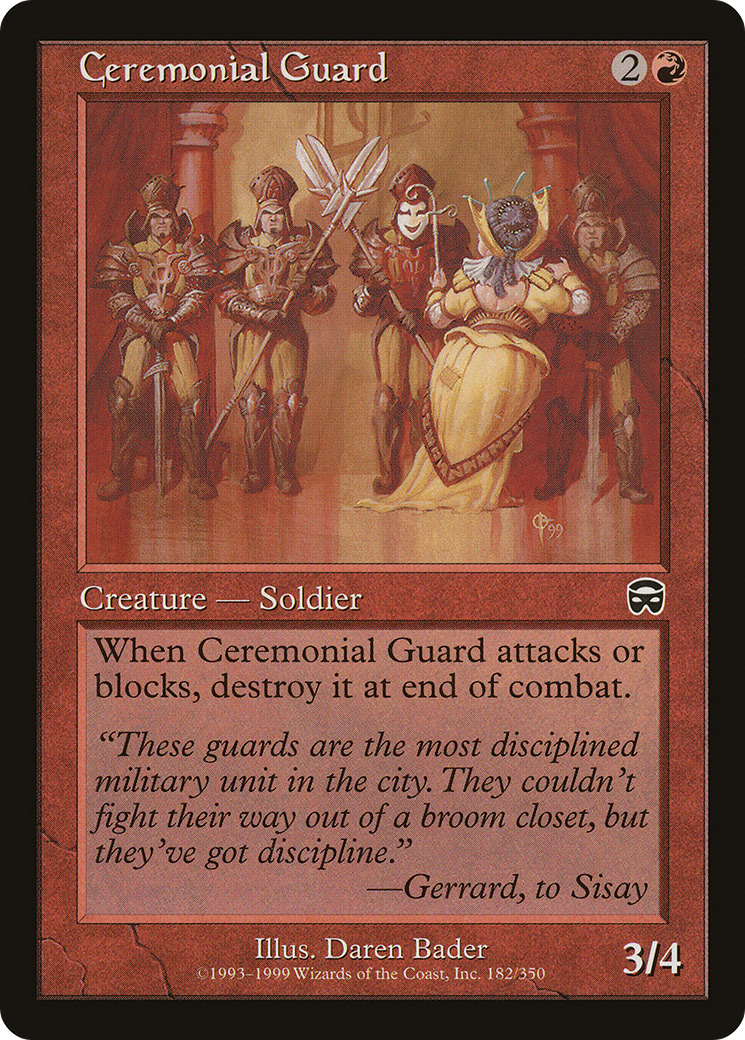 Ceremonial Guard [MMQ - 182]