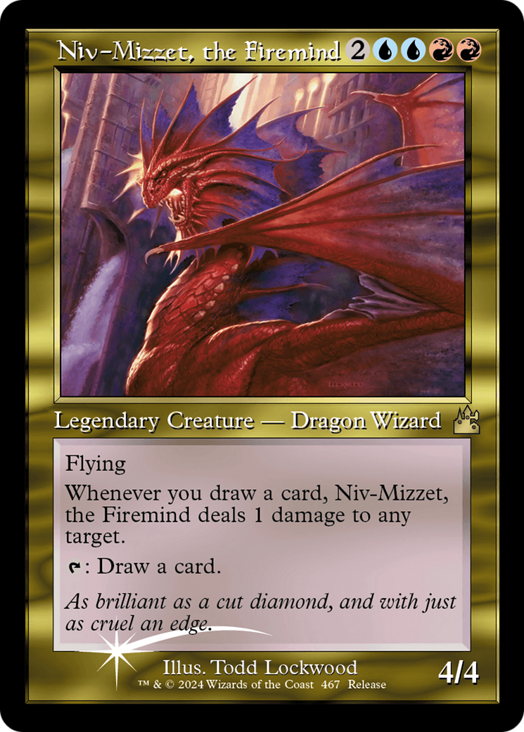 Niv-Mizzet, the Firemind (Retro Frame) [LARP - 467]