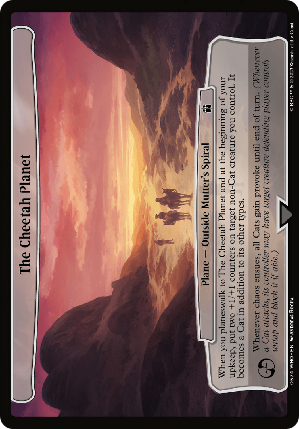 The Cheetah Planet [WHO - 574]