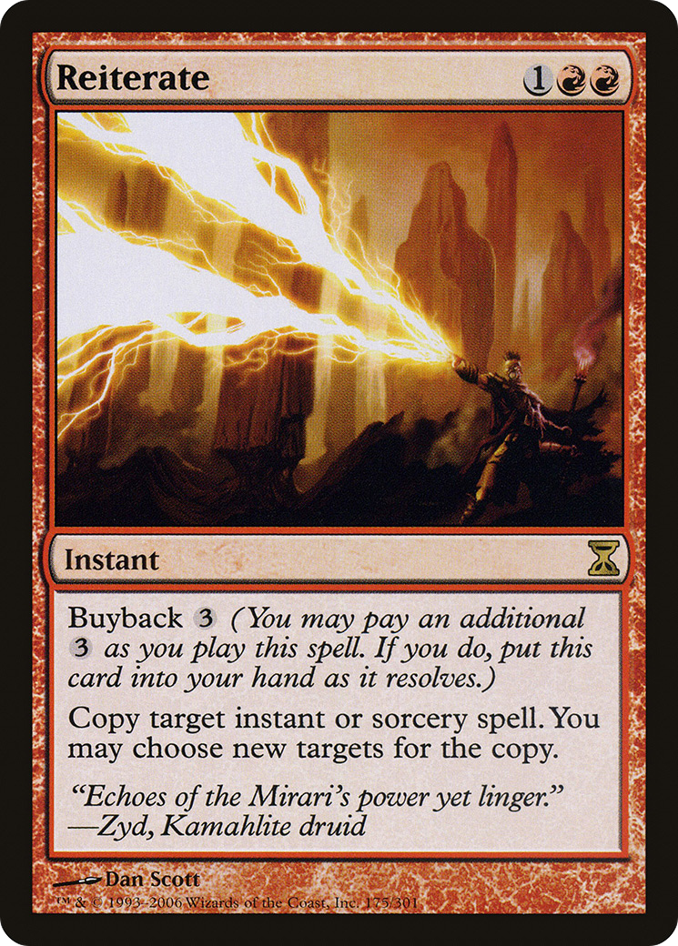 Reiterate [TSP - 175]