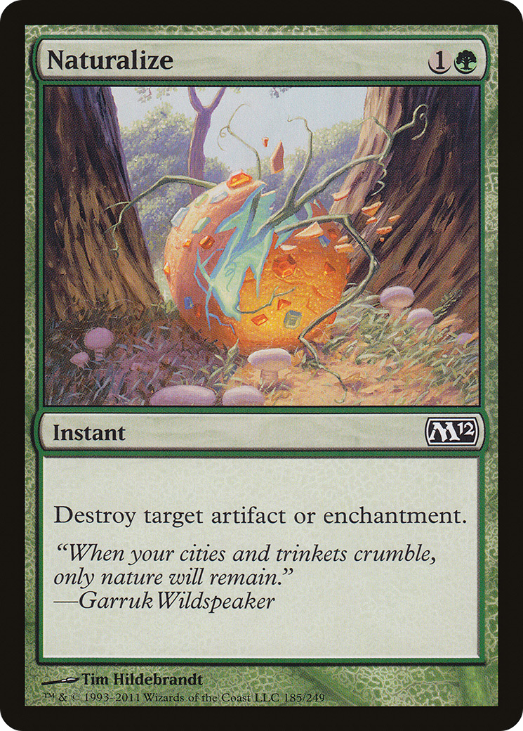Naturalize [M12 - 185]