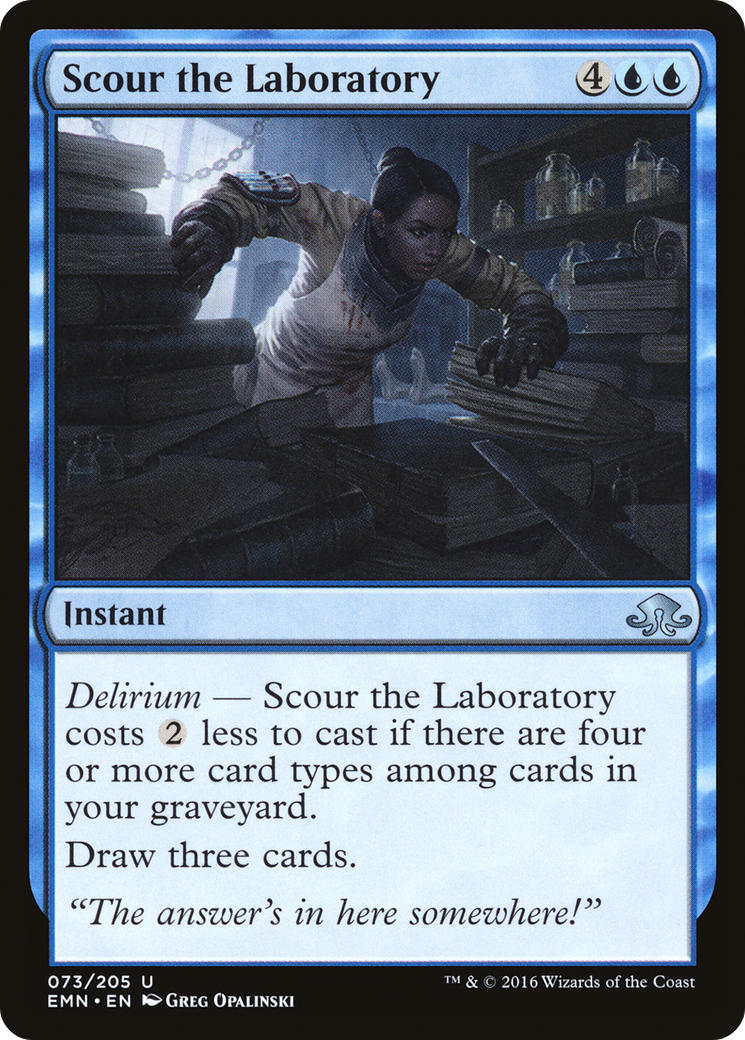 Scour the Laboratory [EMN - 73]