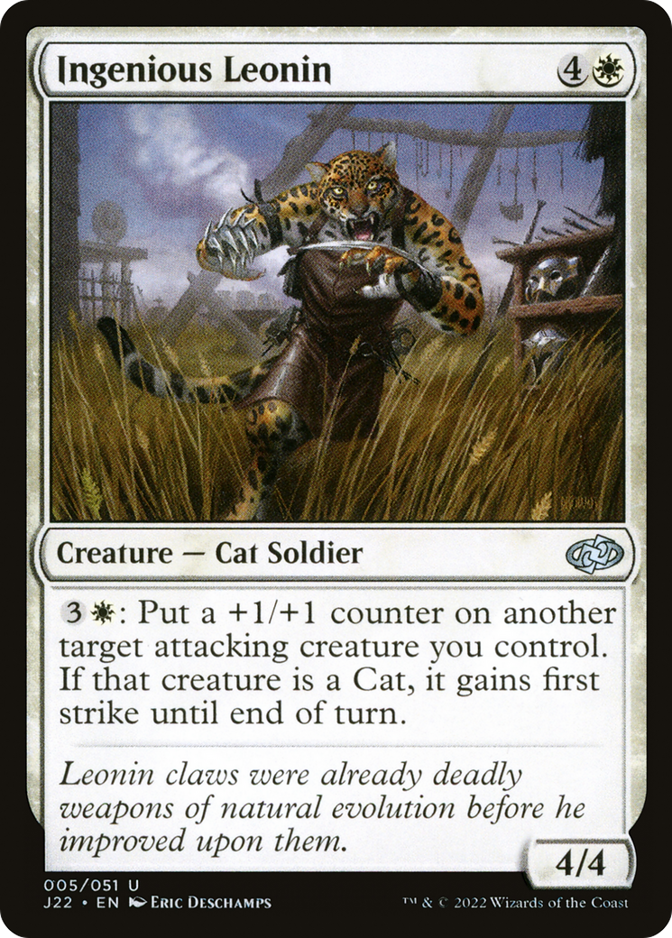 Ingenious Leonin [J22 - 5]