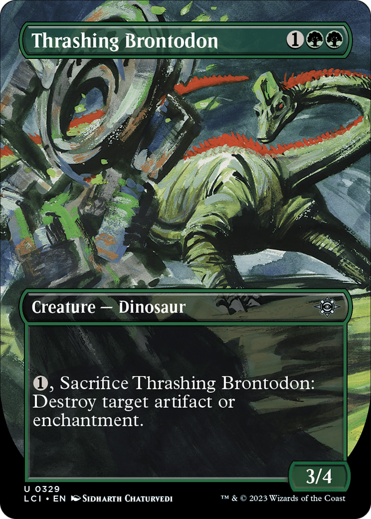 Thrashing Brontodon (Borderless) [LCI - 329]
