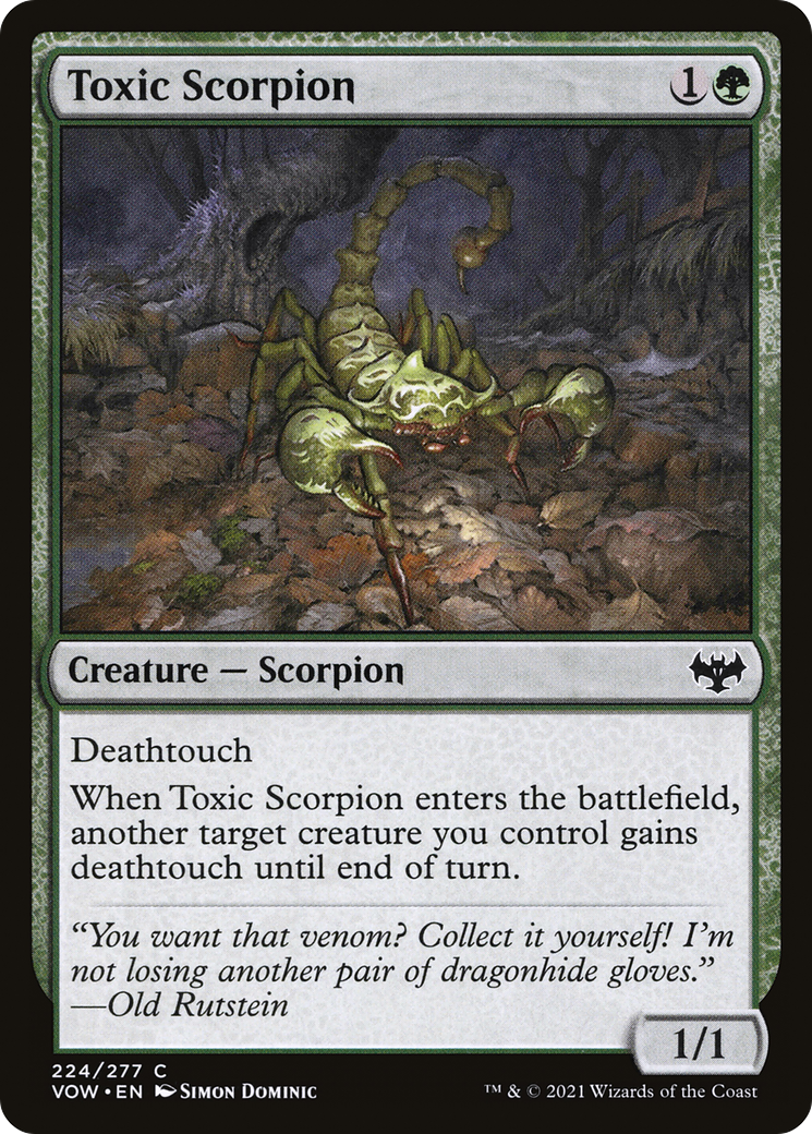 Toxic Scorpion [VOW - 224]