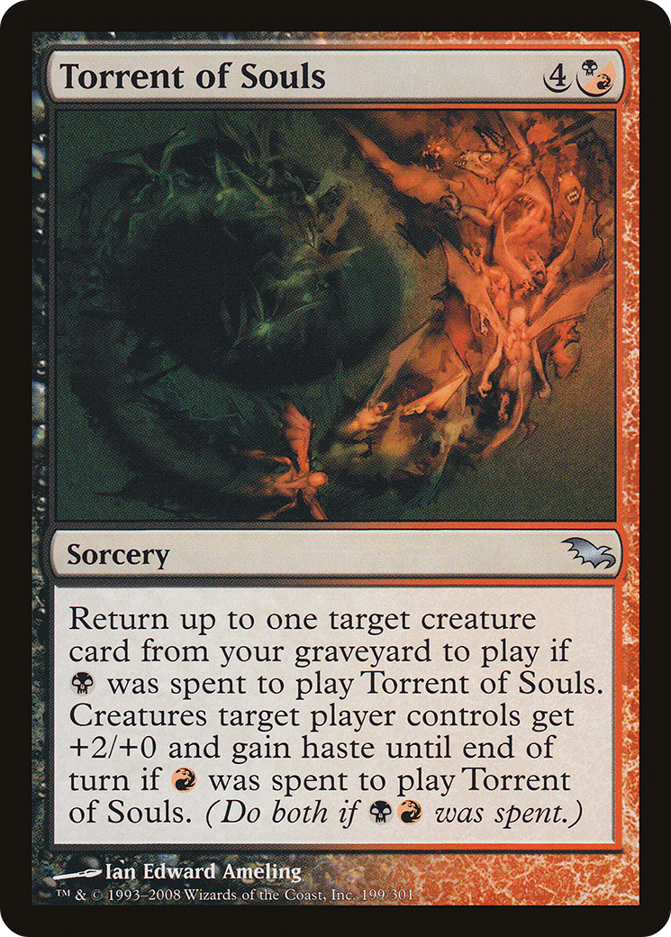 Torrent of Souls (SHM-199) - Shadowmoor Foil