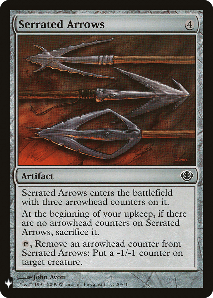 Serrated Arrows (LIST-020) - The List